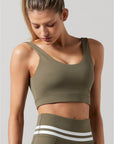 lilybod Clarissa Sports Bra Khaki
