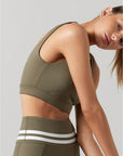 lilybod Clarissa Sports Bra Khaki