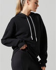 Mia Black Hoodie