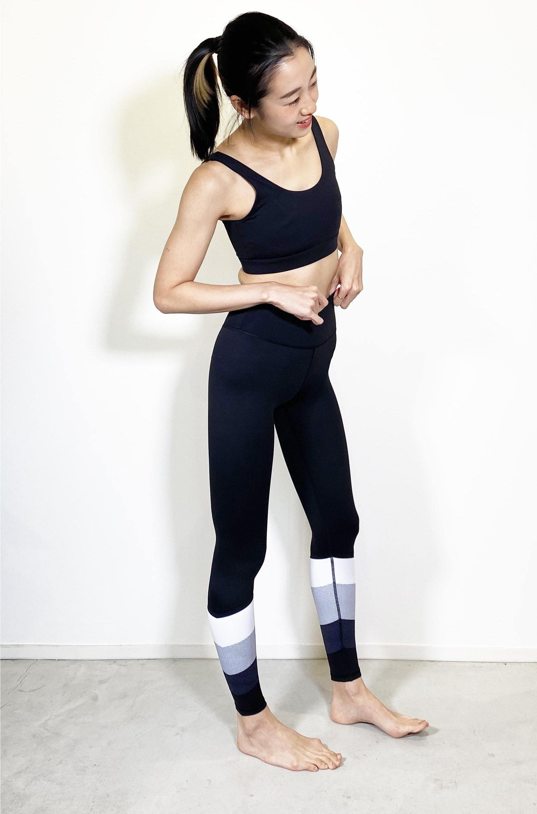 Stretchable Leggings with Pockets for Yoga, Pilates, and
